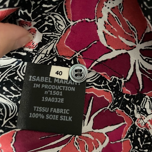Isabel Marant 100% silk blouse NWOT - Picture 6 of 10